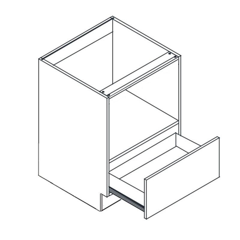frameless Microwave Base kitchen cabinet Kitchen base cabinet designed for built-in microwave placement
