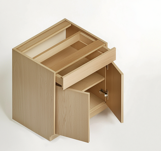 Double Door Base with Drawer
