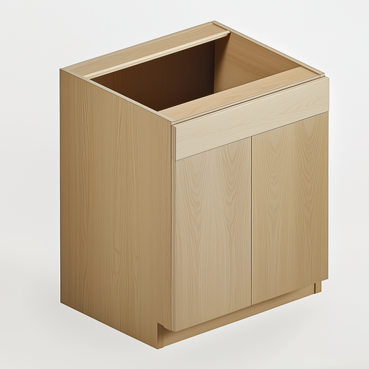 Double Door False Drawer Sink Base