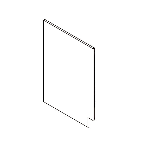 Solid white oak BASE SIDE PANEL