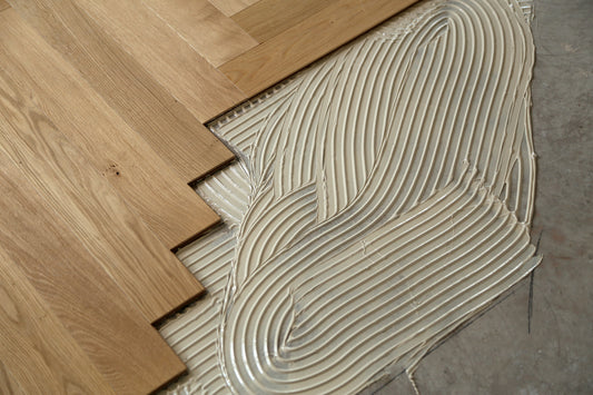 herringbone flooring install material reserve