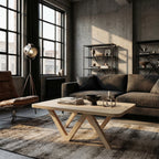 "Zed" Baltic Birch Industrial Coffee Table