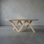 "Zed" Baltic Birch Industrial Coffee Table