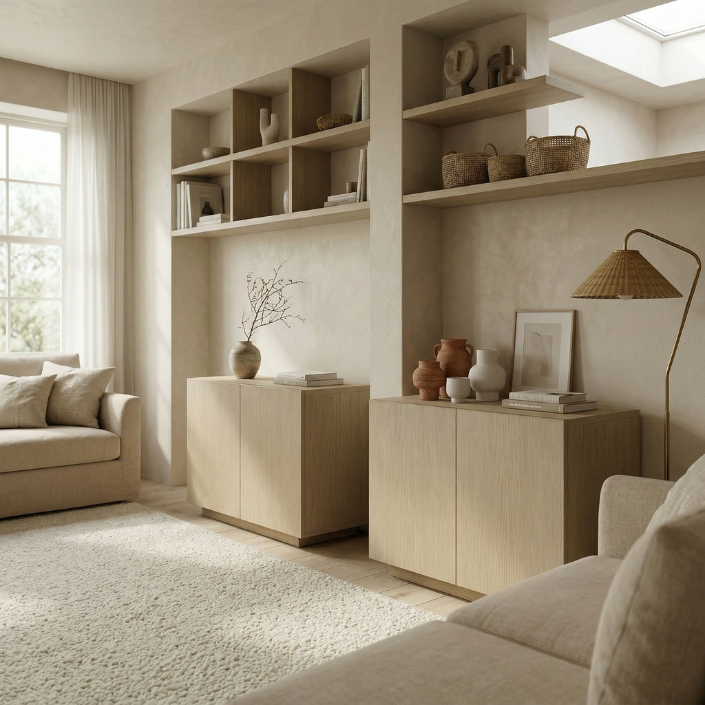 "Arzen" Modular Full Overlay Storage Credenza
