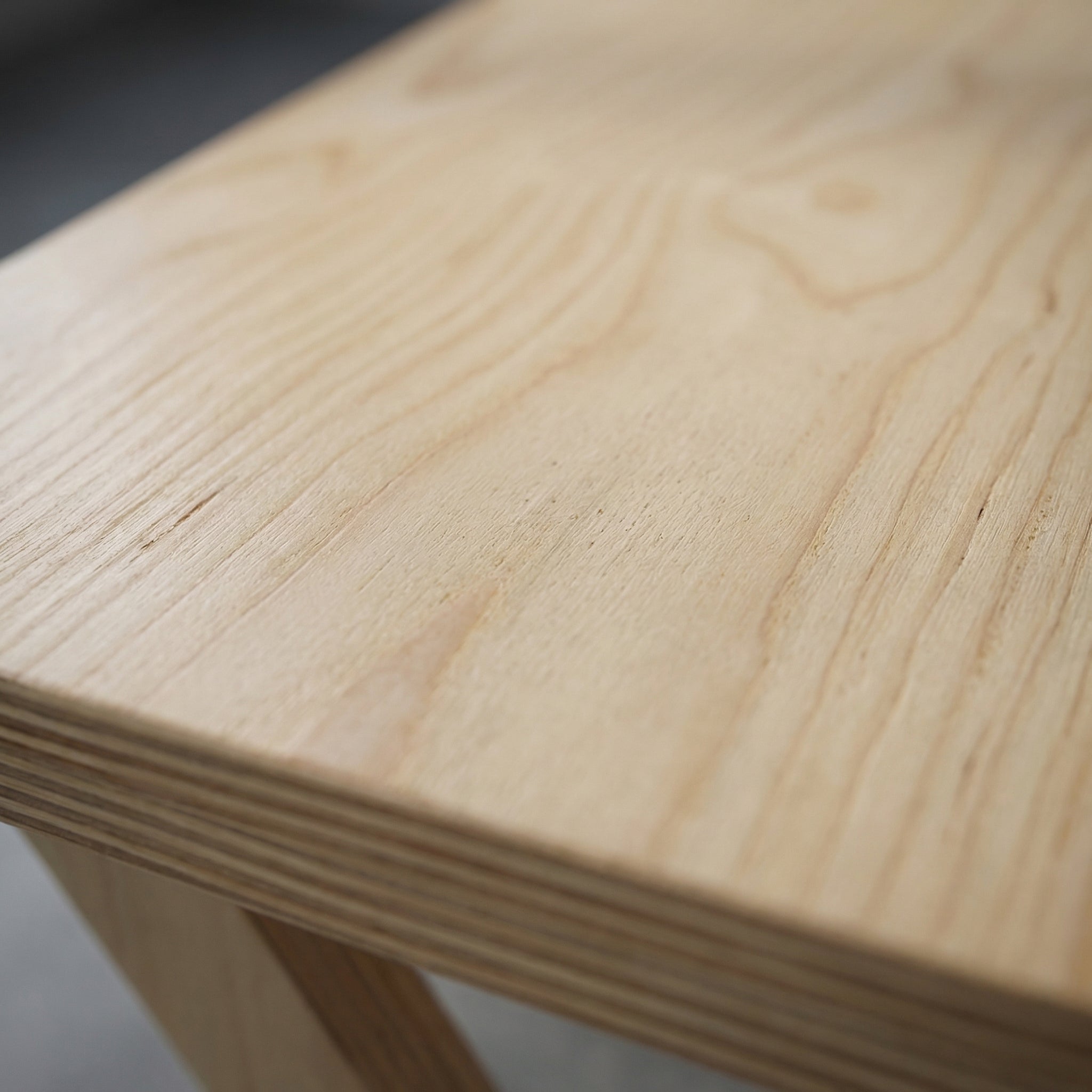 "Zed" Baltic Birch Industrial Coffee Table