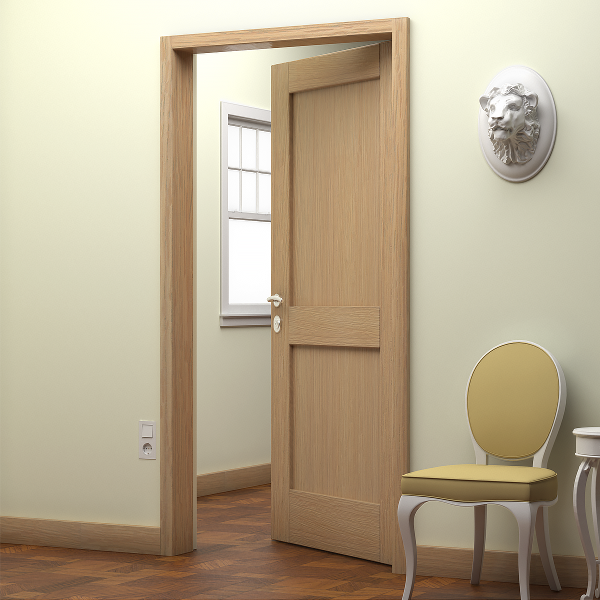 2 Panel Interior Door