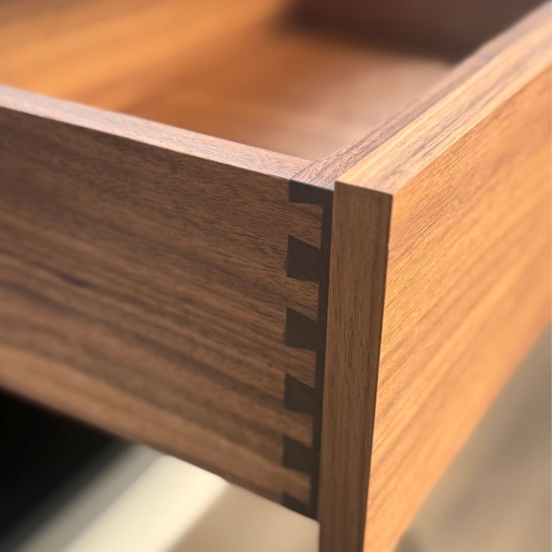 Floating Wooden Modern Nightstand Bedside Table