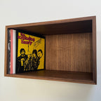Hardwood Floating Vinyl Record Collection Display Shelf