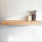 Solid Red Oak Floating Shelf