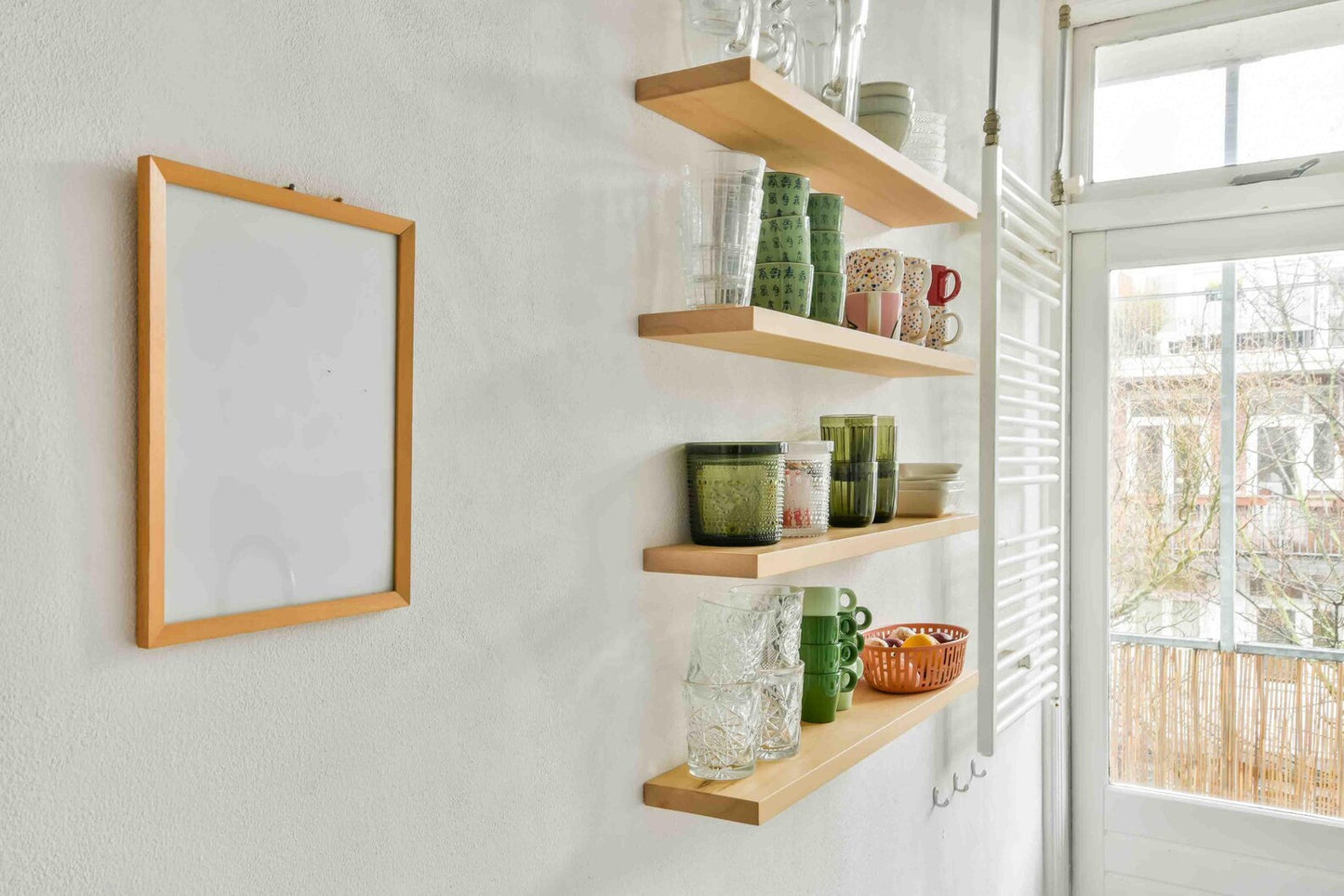 Solid White Oak Floating Shelf