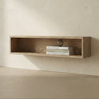 Handcrafted Hardwood Floating Modern Entryway Table