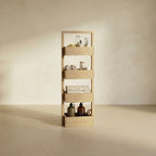 Solid Wood Dovetail Tiered Storage Rack